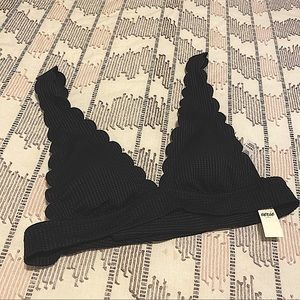 Scalloped Triangle Bikini Top